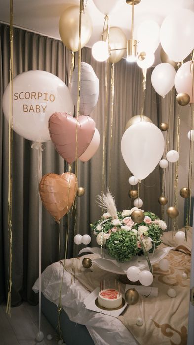 шары - день рождения, scorpio baby