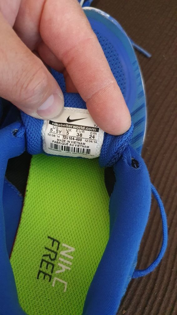 Adidas Nike Free run 5.0 originali măsura 38 alergare