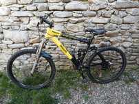 Bicicleta aluminiu rockshox fox