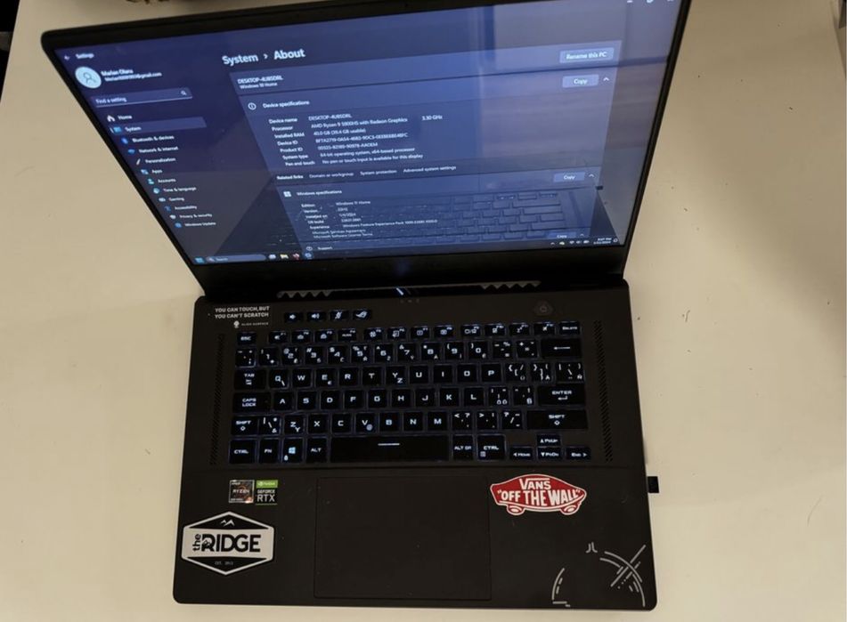 Asus ROG Zephyrus G15 RTX3080