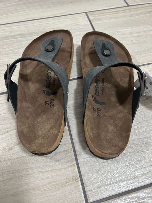 Papuci piele naturala 37