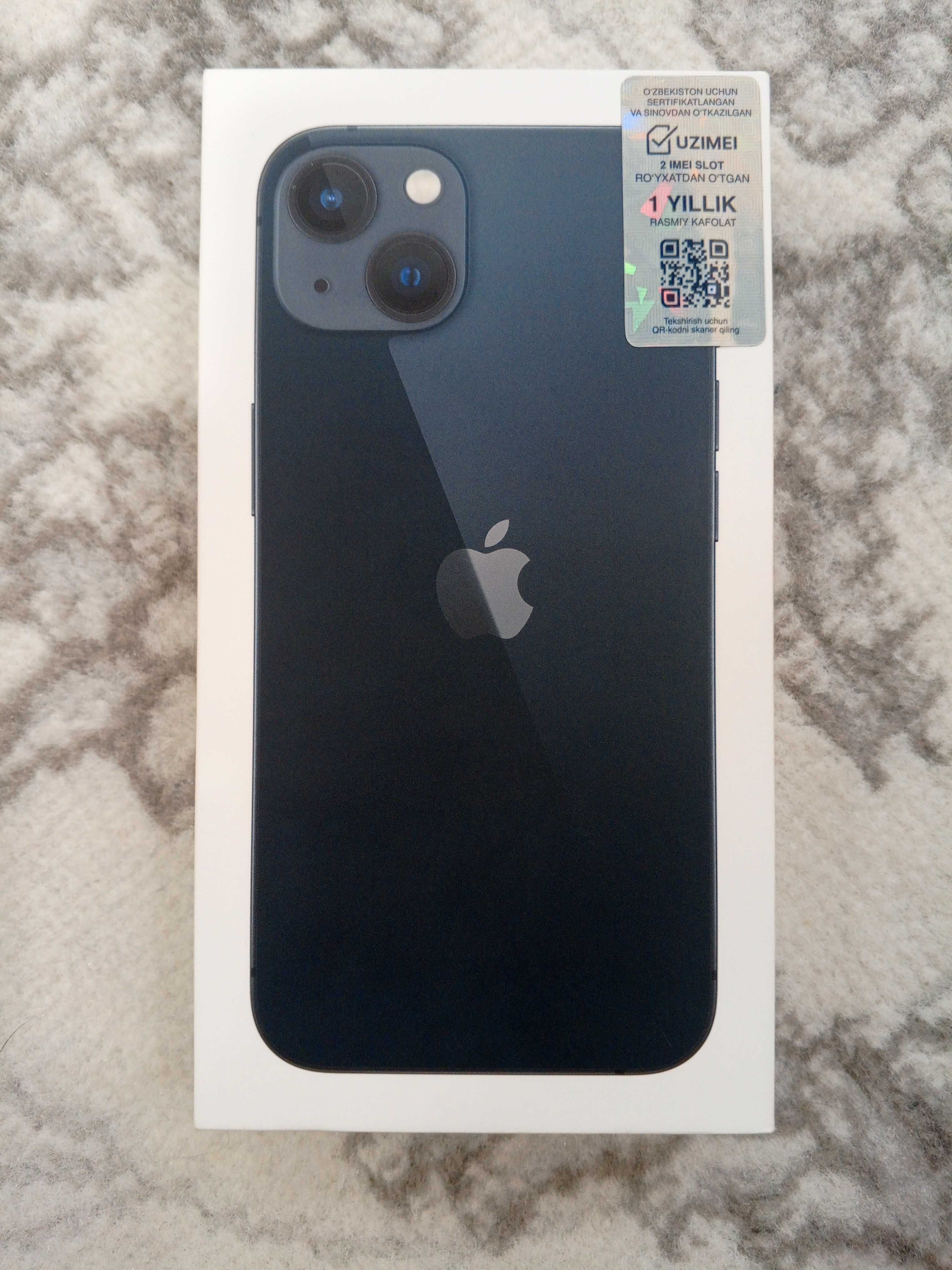 Iphone 13, Midnight, 128 GB karopka ochilmagan