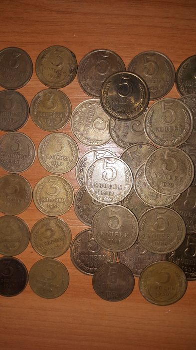 ПРОДАМ Монеты СССР копейки.медная3коп.