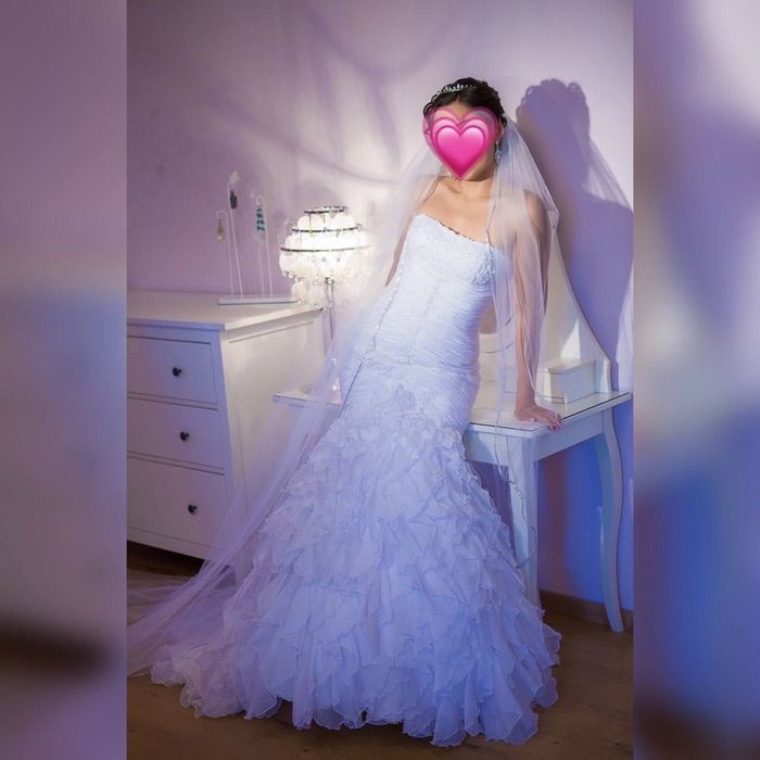 Свадебное платье Pronovias, фасон "рыбка"