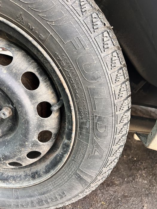 Jante si anvelope iarna 175/70 r14