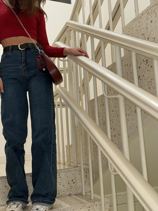 Джинсы прямые женские