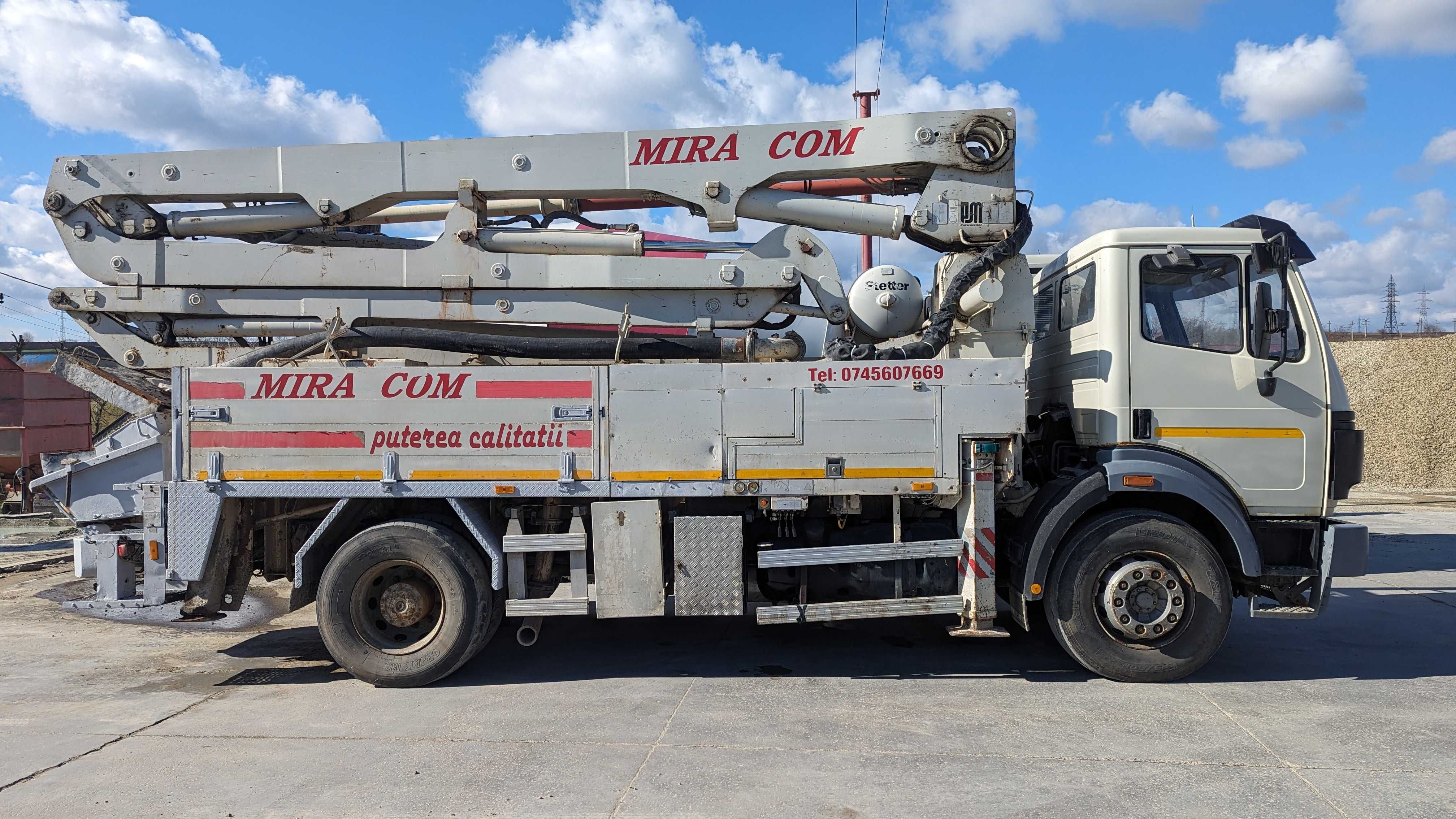 MERCEDES BENZ Pompa de beton Putzmeister 27m