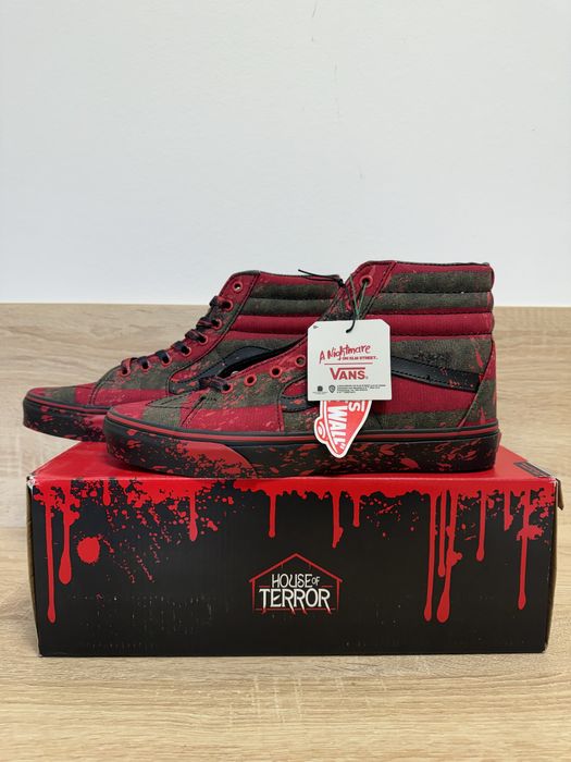 Vans  Sk8-Hi Nightmare on Elm Street Freddy Krueger marime EU43 US 10