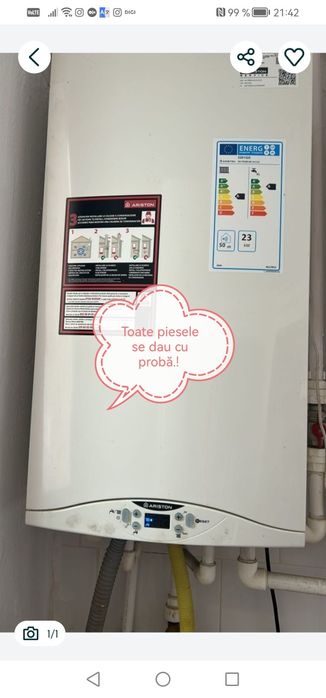 Reparatii și piese de schimb,centrală Ariston condensare,