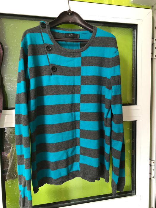 Pulovar dama vernil cu dungi