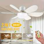 LED крушка с вентилатор лампа за таван осветление дистанционно 30W E27