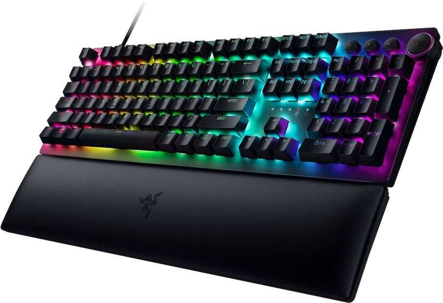 Razer Huntsman V2 – Red Switch, RGB – Механична клавиатура