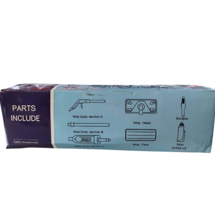 Тип: Спрей моп с двоен резервоар
Капацитет на бутилките: 2 × 310 мл (о