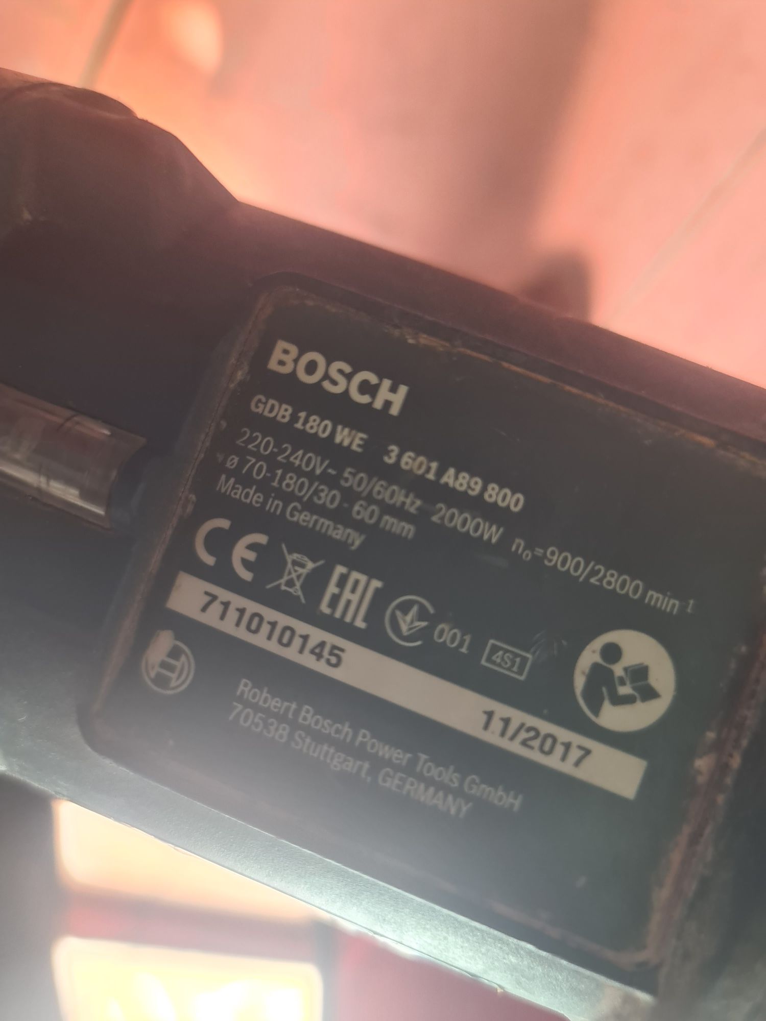 Carota BOSCH GDB 180 WE