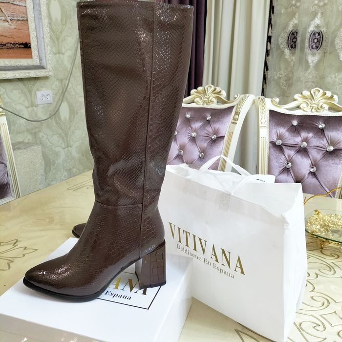 Сапоги зимние  кожаные