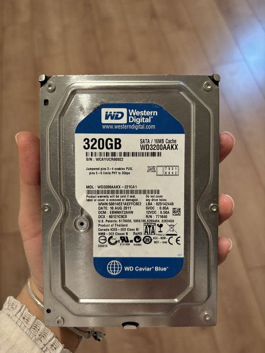 Жёсткий диск Western Digital WD Caviar Blue 320GB