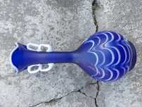 Sticla veche din sec.19.Cobalt.