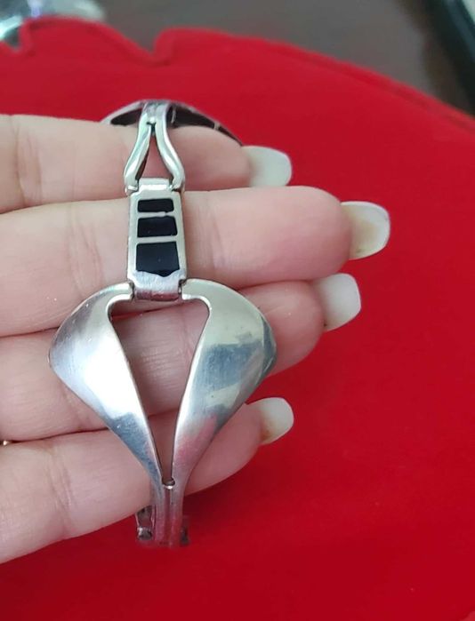 AG70, bratara argint 925,noua/marcata,masiva, incuietoare sigura,36 gr