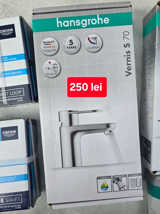 Baterii Lavoar Grohe / hansgrohe / ORIGINAL, sigilat, preț fix