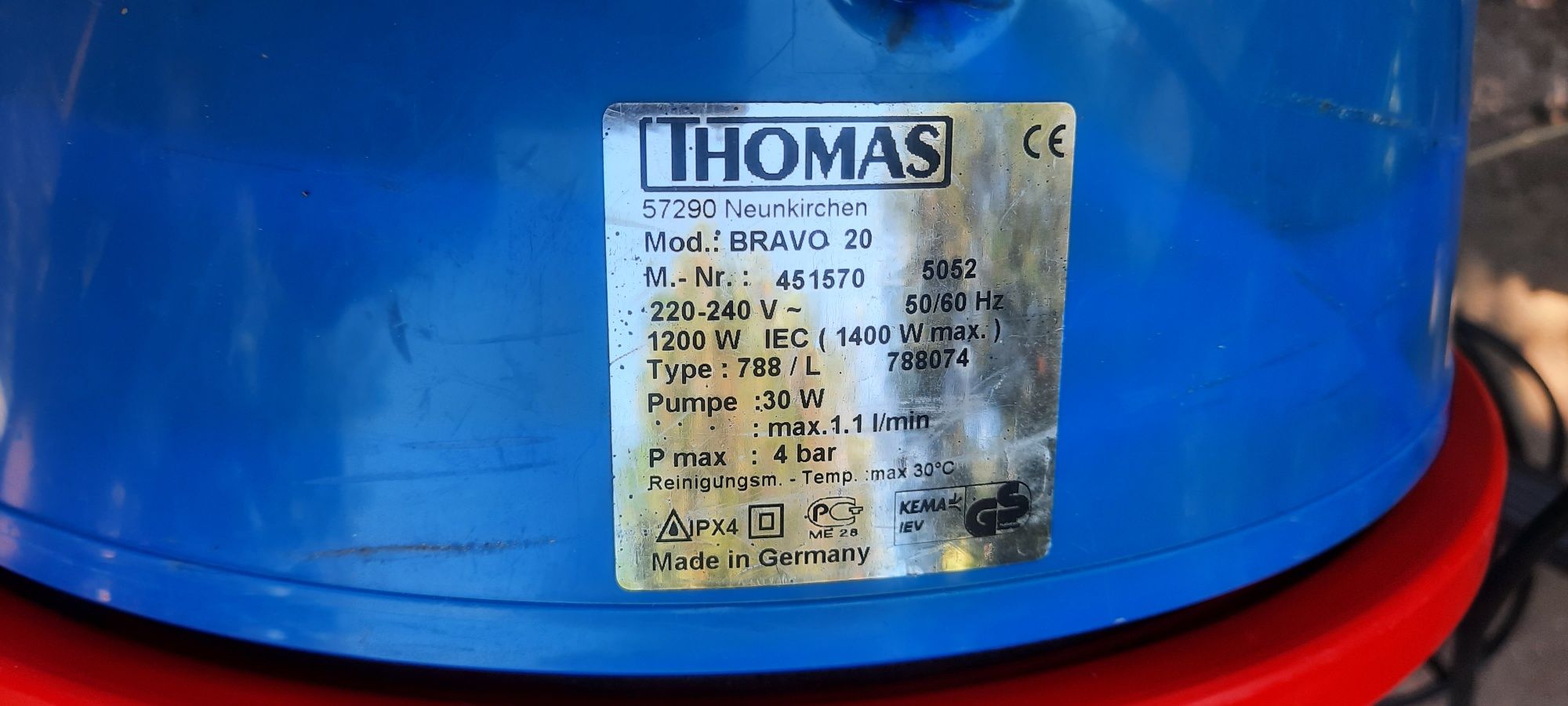 Перяща Прахосмукачка  1400W Пере Суши на място  Накрайник Седалки