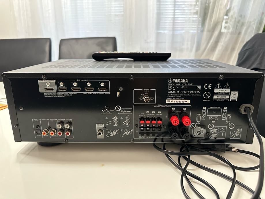 Мощен Усилвател,ресивър yamaha htr-2071  5.1,135W,4K,Hdmi