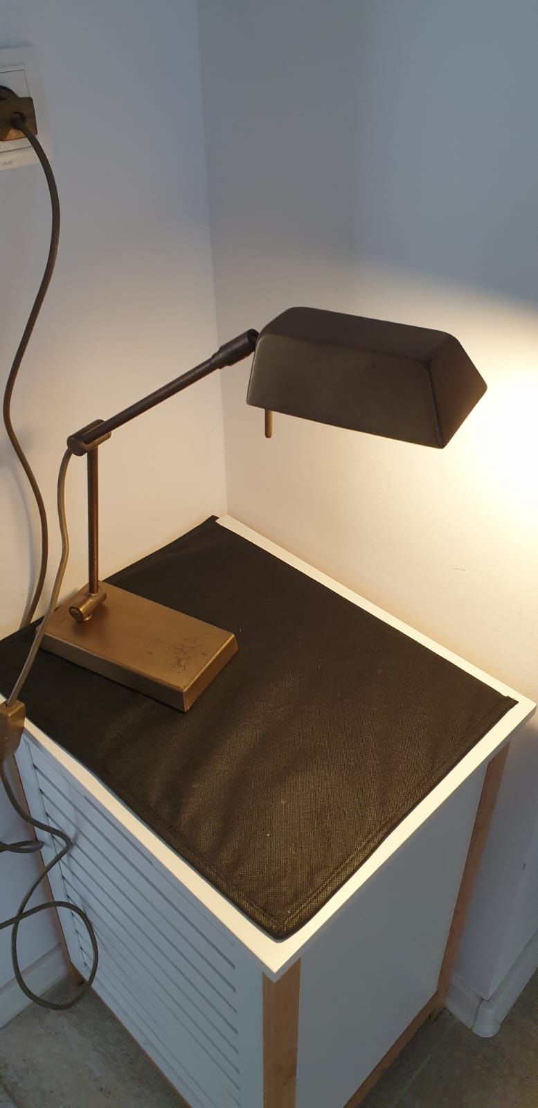 Accesoriu decorațiune mass birou alama SUA 1950 Koch Lowy