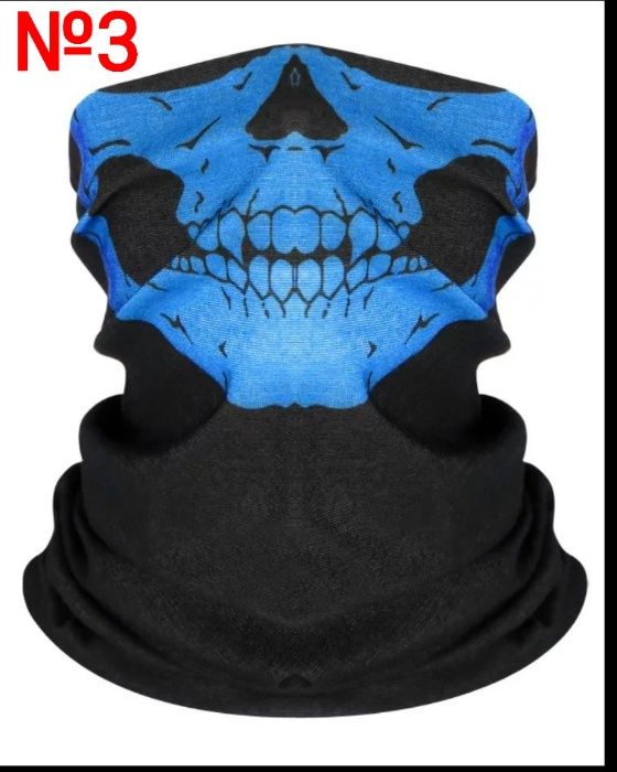 Зимни Маски с лице - череп, бандана, зимна маска, зимен шал, маска