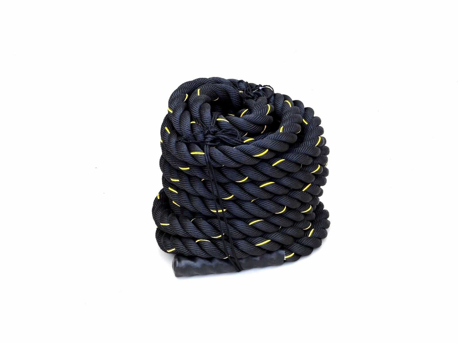 Бойно Въже за Кросфит Тренировка Battle Rope Ф3.5 см, 12 м