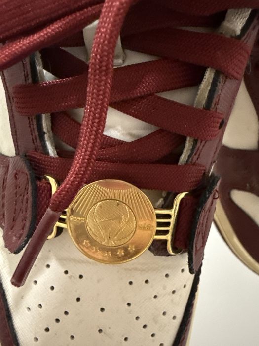 кецове Nike Dunk Low (бордо/off white)