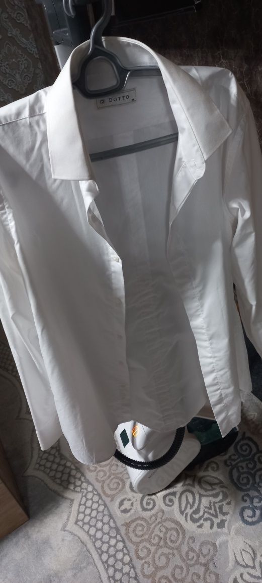 Белый мужской рубашка размер хл