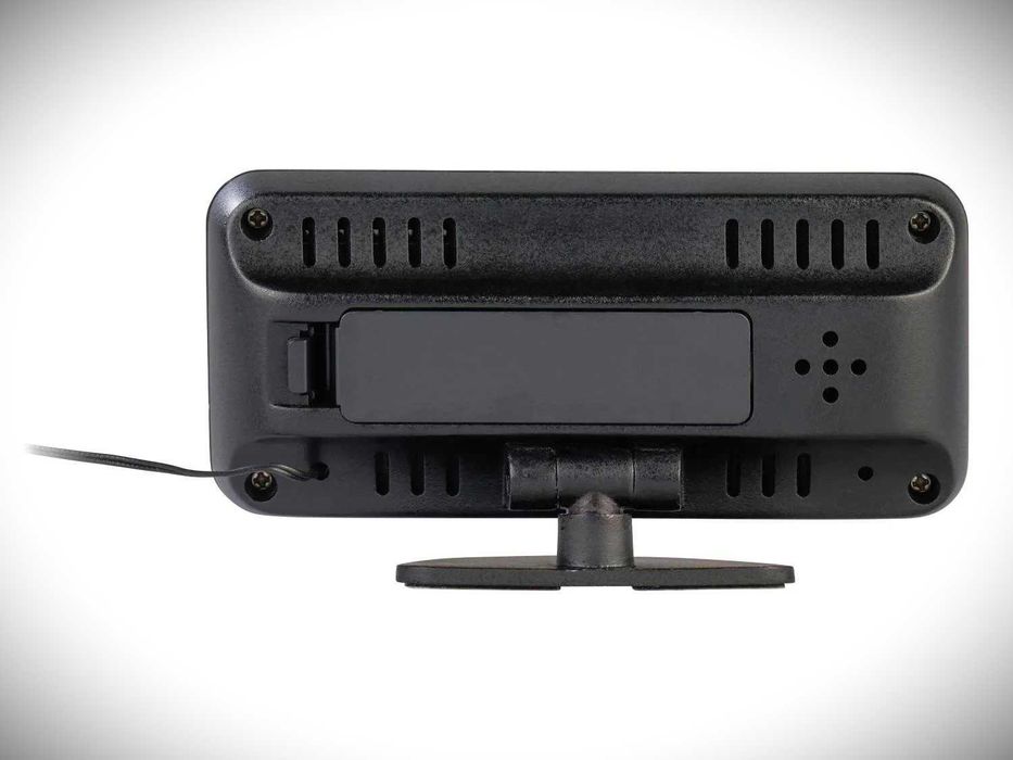 Ceas cu termometru interior - exterior, auto, de bord, cu display, nou