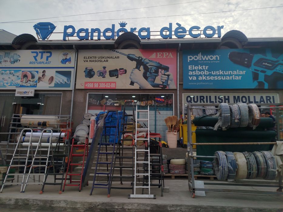 Ijaraga Qurilish mollari dŏkoni