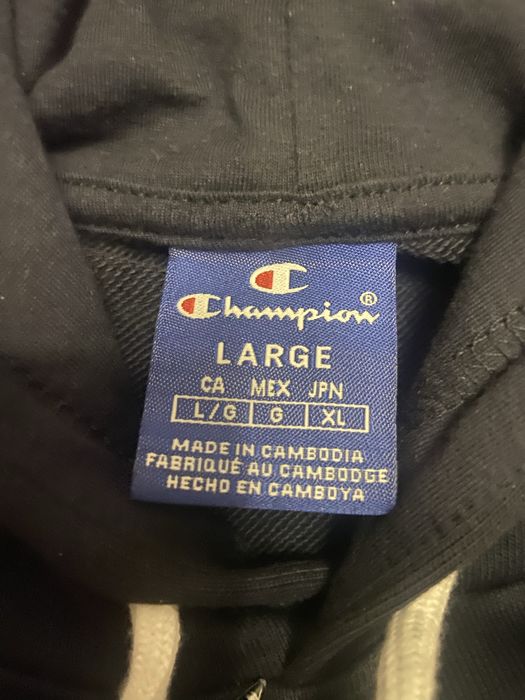 Hanorac Champion cu mânecă scurtă, bleumarin, mărimea L