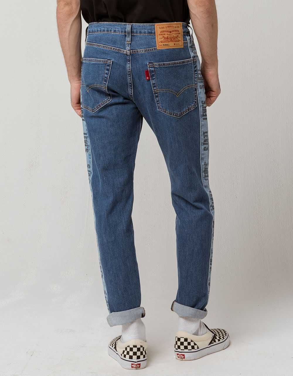 Levi's® Hi-Ball Roll Stripe - Blue Jeans Pantaloni Blugi