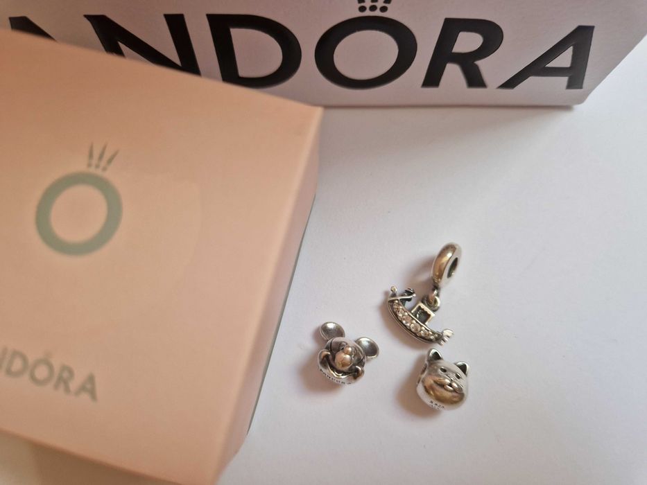 Pandora Сребърни талисмани - 3 броя