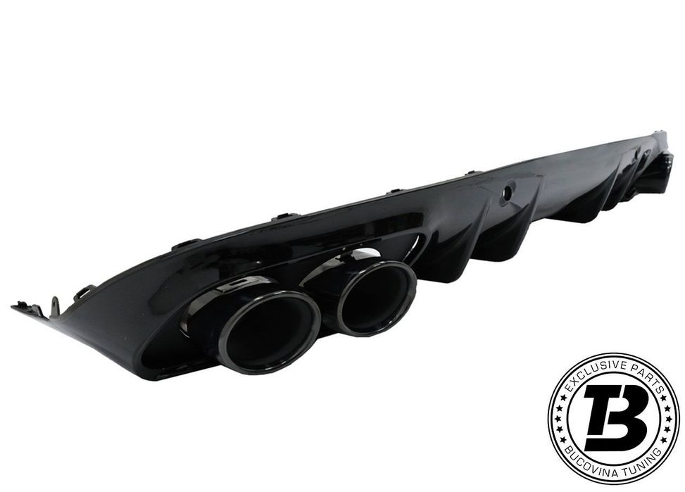 Difuzor Bara Spate cu Ornamente compatibil cu Mercedes C Class W205 C43 Design