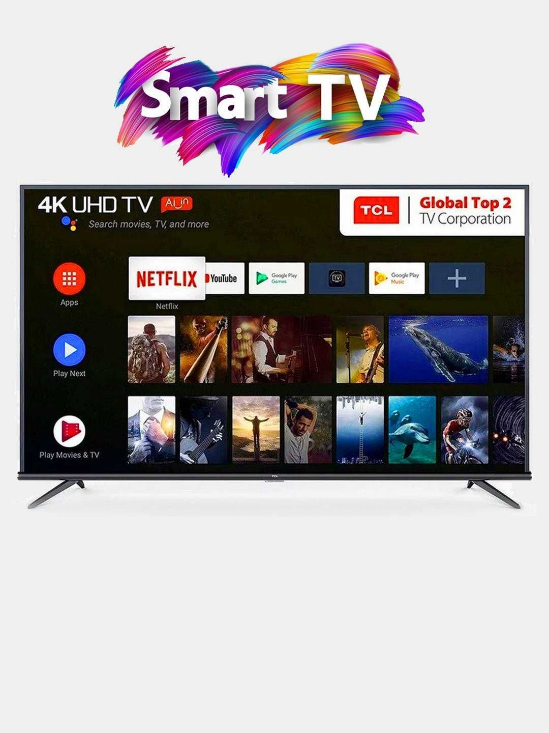 Телевизор TCL 50*55 4K SmartTv + Доставка по Городу и Прошивка