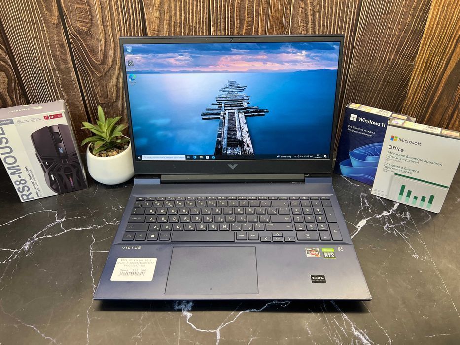 Игровой ноутбук HP Victus 16 — мощь, скорость и стиль! Ryzen 7-6800H