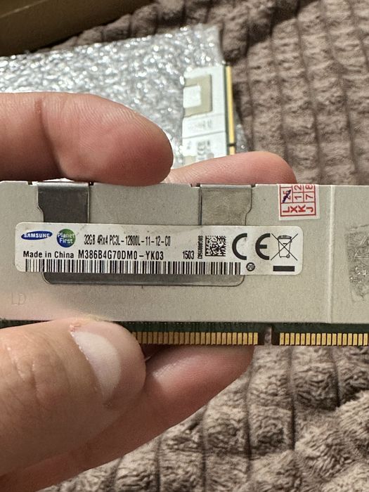 32GB DDR3 Серверная память