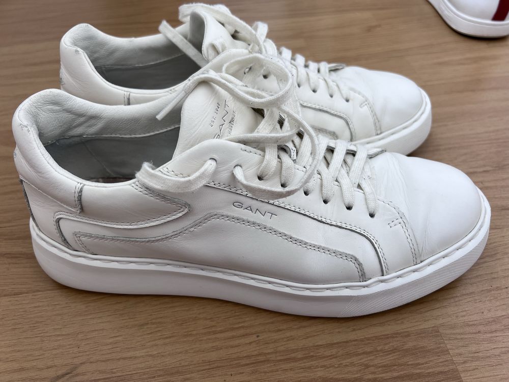 Pantofi sport albi Gant