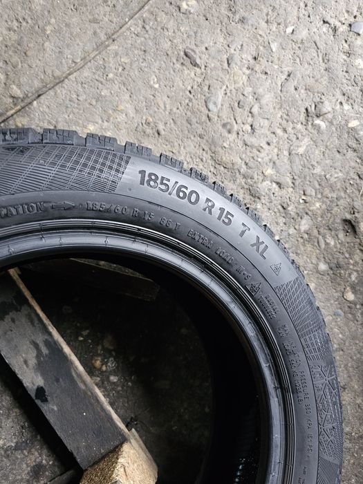 2 anvelope iarna 185 60 15 Continental 7mm 2020