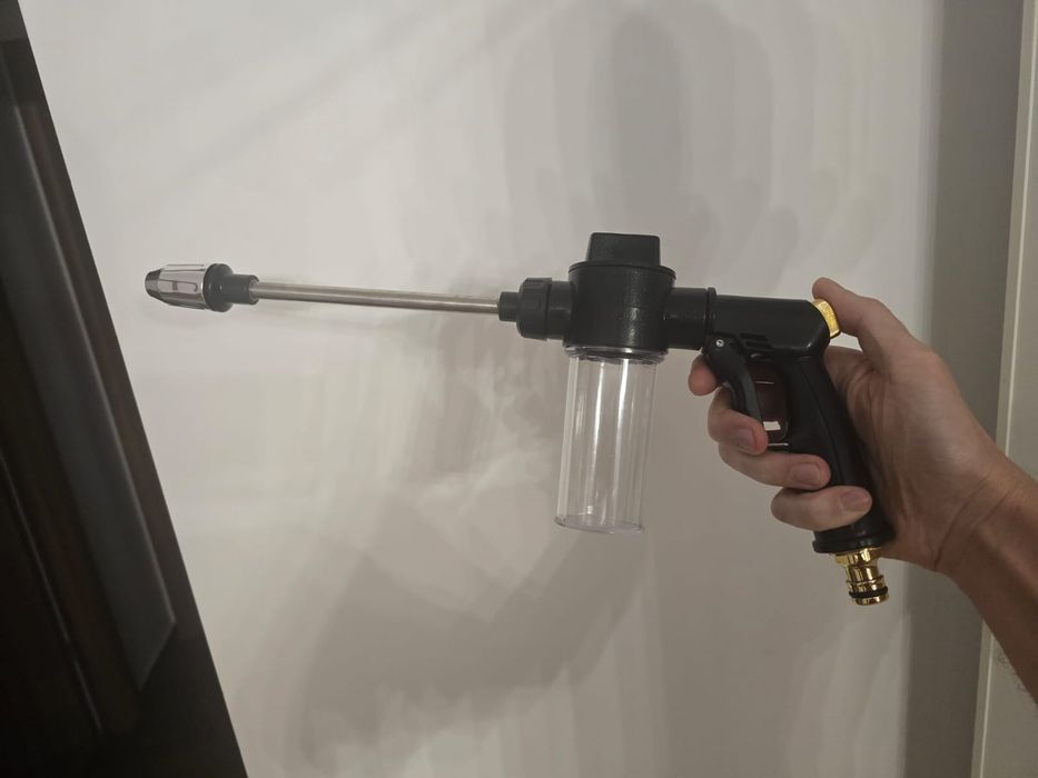Pistol de pulverizare cu spumă - portabil, presiune reglabilă