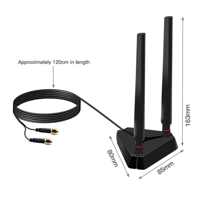 Antene wifi 6-7 Adaptor AX210/BE200…/Router/Desktop