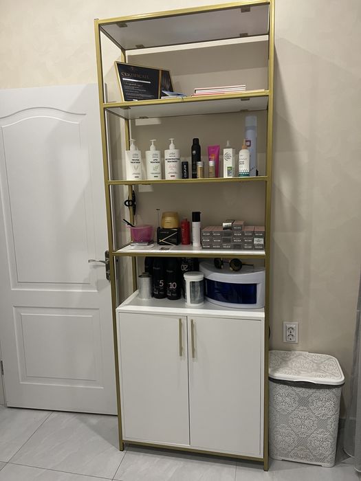 Стеллаж, помощник, парикмахерское кресло