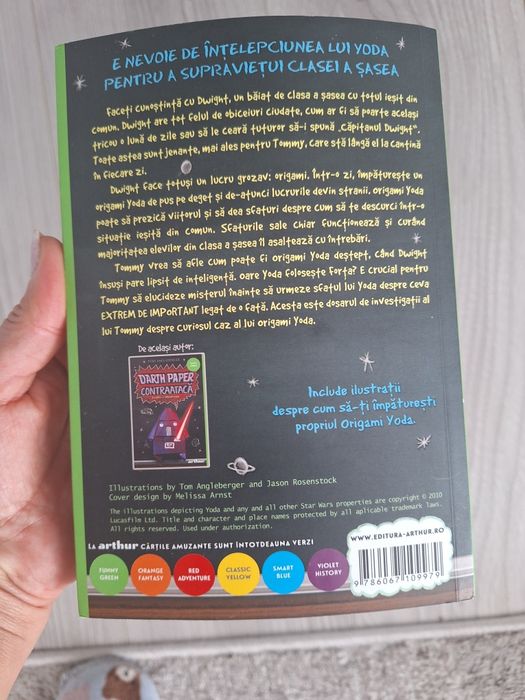 Origami Yoda, editura Artur