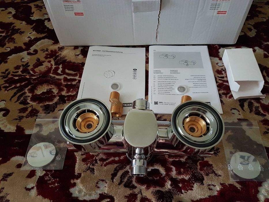 Robinet mixer de perete cu închidere automată, F5SM2002-KWC/FRANKE,NOU