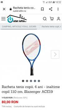 2 buc. Rachete tenis  badminton Slazeinger ACE 19