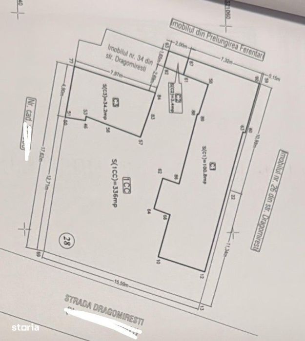 Casa+ Teren de Vanzare Strada Dragomiresti 28