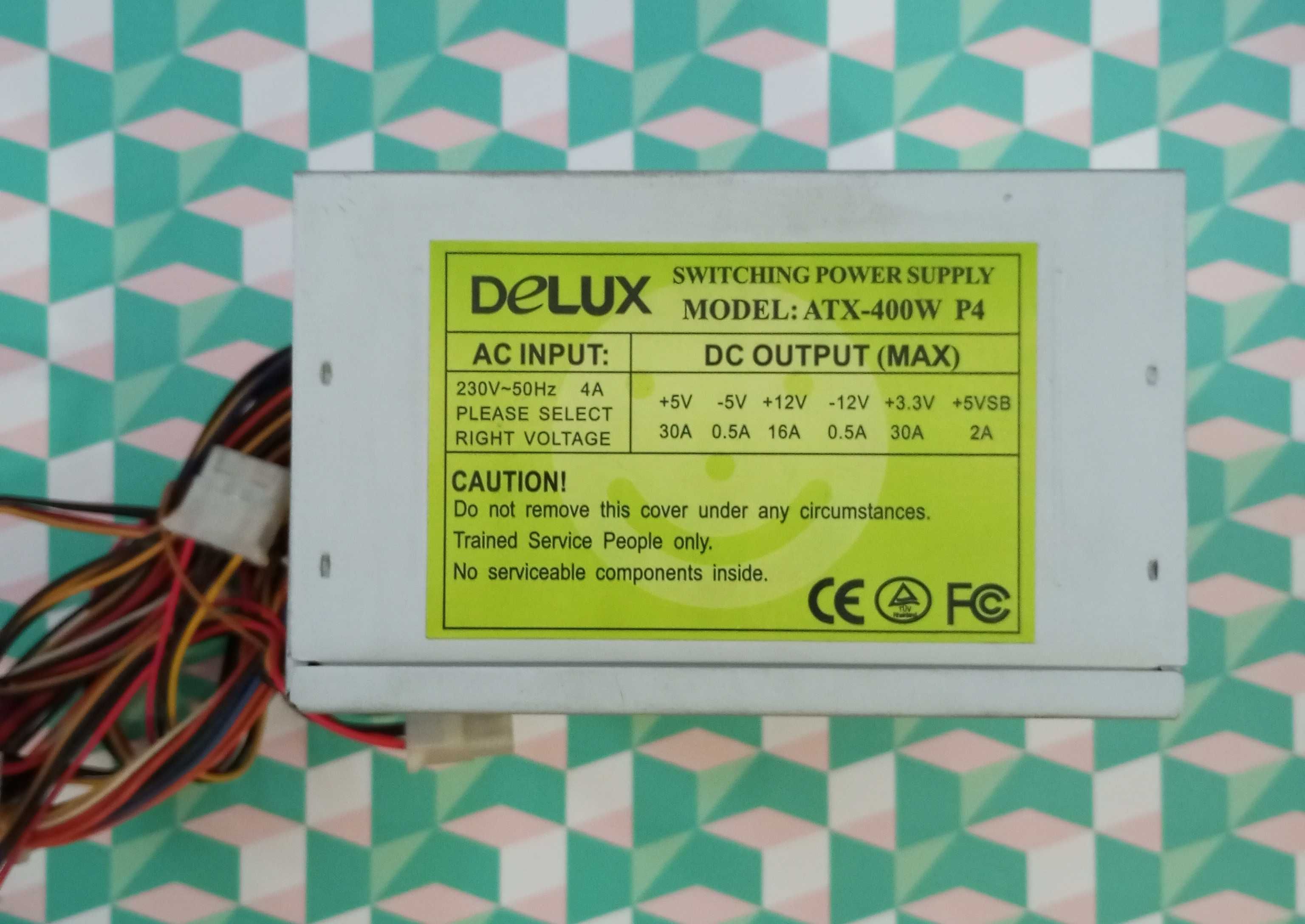 2 surse PC ATX vechi Delux 400W Sunny 230W