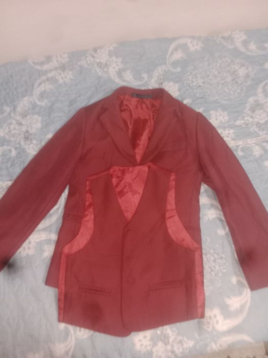Детский пиджак с жилеткой